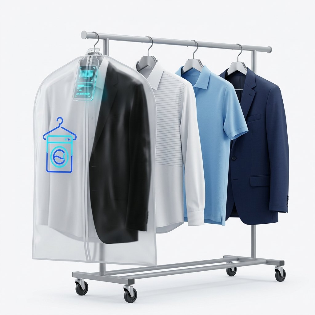 Laundry por Piezas Missis Clean: Camisas planchadas y trajes con funda protectora